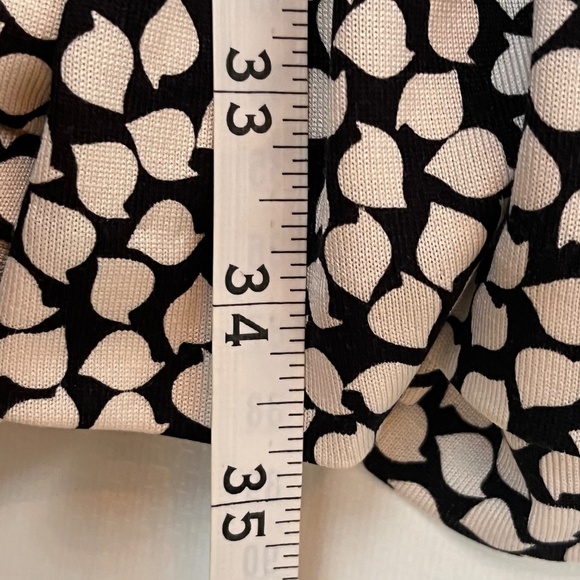 DVF Anna Silk Jersey Shirt Dress in Rose Heart Black, Size 0 - Picture 12 of 13